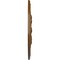 Ekena Millwork Rose and Ribbon Ceiling Medallion (Fits Canopies up to 4"), 23 5/8"OD x 4"ID x 1 1/2"P, Smokey Topaz CM23ROSTF - alternate 3